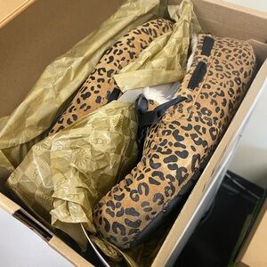 UGG leopard print moccasins